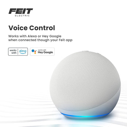 Feit Electric PAR38/RGBW/CA/AG 90 Watt Equiv, 2.4 GHz WiFi Only, No Hub Required, Color Changing and Tunable White