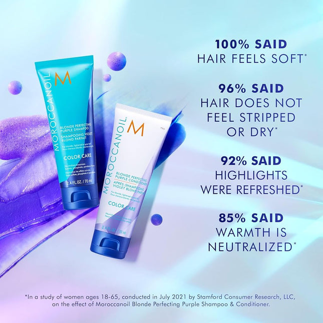 Moroccanoil Blonde Perfecting Purple Shampoo 2.4 fl. oz.