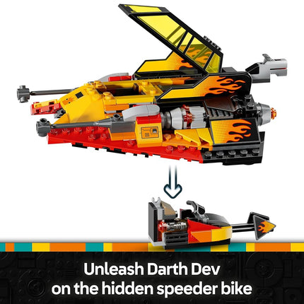 LEGO Star Wars 75414 The Force Burner Snowspeeder - Building Toy incl. 3 Minifigures with Lightsabers, plus a Speeder Bike - Gift for 7+ Year Old Boys & Rebuild the Galaxy Fans