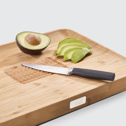 Joseph Joseph Cut and Carve Bamboo Chopping Board