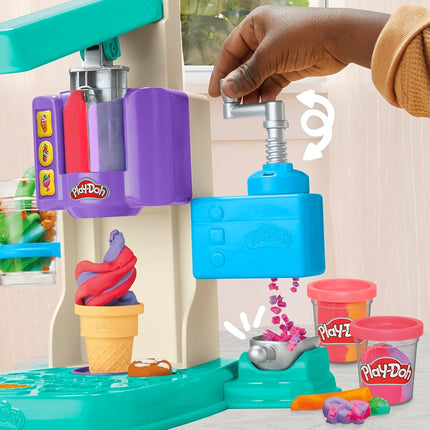 Play-Doh Rainbow Swirl Ice Cream Playset for Toddlers