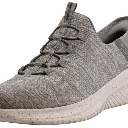 Skechers Homme Ultra Flex 3.0 Right Away Baskets-mocassins Mains Libres à Enfiler, Taupe, 44