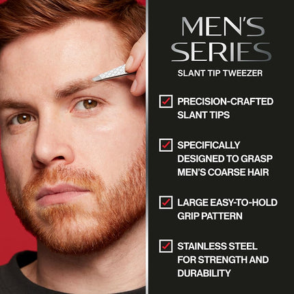 Revlon Men's Series Slant Tip Tweezer
