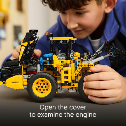 LEGO® Technic™ Volvo L120 Electric Wheel Loader 42209 Construction Toy, Vehicle Set Model, Buildable Engineering Toy for Kids, Loading Shovel for Boys and Girls Aged 9 and up