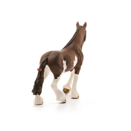 Schleich Farm World - Clydesdale Mare Toy Figurine - Kids Ages 3+ | 13809