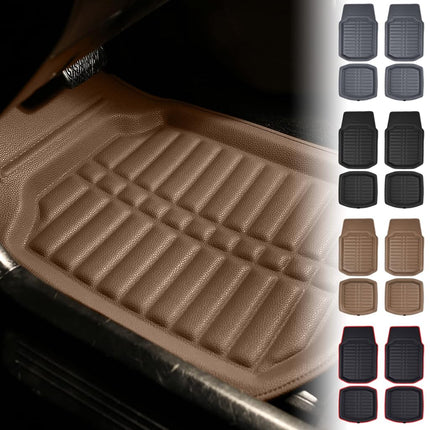 FH GROUP fh-f14407 Tapis de sol en moquette premium – Convient à la plupart des camions, VUS ou fourgonnettes – Beige clair