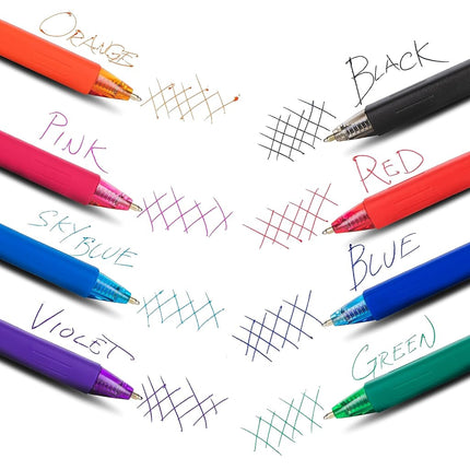 Pentel WOW! Ballpoint Pen, (1.0mm) Med. line, Black Ink, 60-pk Canister (BK440PC60A)
