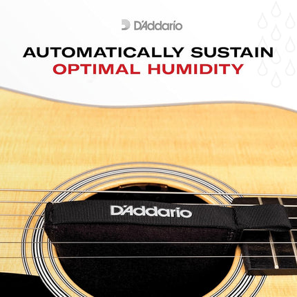 D'Addario Humidipak Guitar Absorb Kit, Two-Way Case Humidity Control System