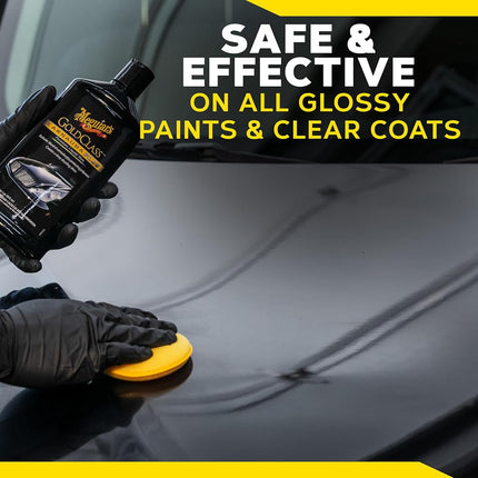 Meguiar's Gold Class Carnauba Plus Liquid Wax, 473 ml | Formulated to Enhance Colour Depth and Rich Gloss | Provides Durable UV Paint Protection | Leaves a Smooth Reflective Finish