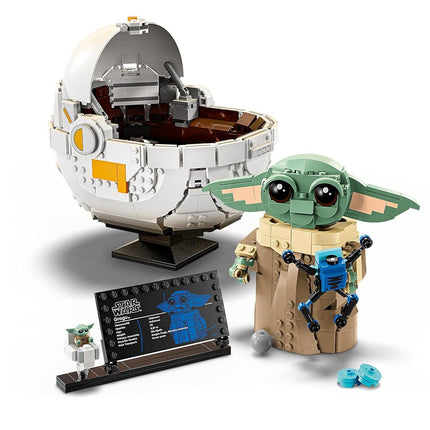 LEGO Star Wars 75403 Grogu with Hover Pram Building Toy Set, Collectible Character Figure for The Mandalorian TV Show Fans, Display Gift Idea for 10+ Year Old Boys & Girls
