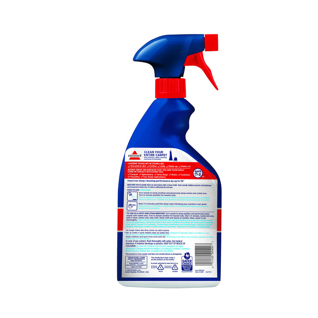 Fórmula de pretratamiento para manchas difíciles Tough Oxy de BISSELL, 650 ml, paquete de 2