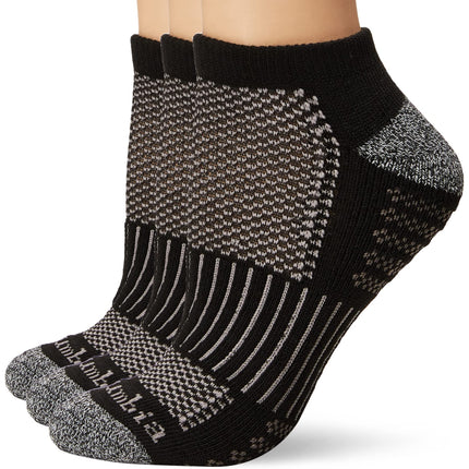 Columbia Women's 6 Pack Athletic No Show Socks, Black/Grey Logo, One Size (Pack of 12)