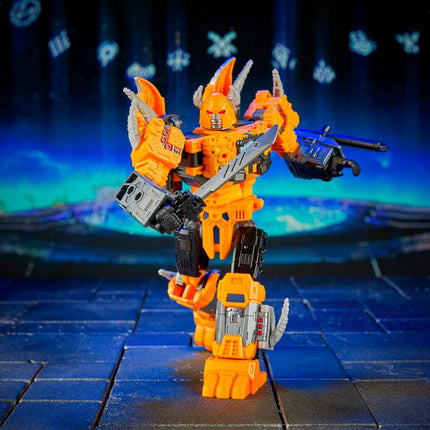 Transformers Age of the Primes Herald of Unicron, Leader Class 7.5-Inch Converting Action Figure, Robot Toys for Ages 8+