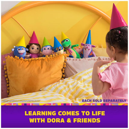 Official Dora Boots Plush Toy, 8-Inch Stuffed Animal for Ages 3+