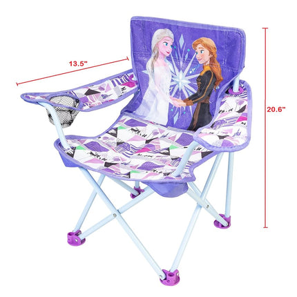 Disney Frozen 2 Kids Camp Chair Foldable Chair with Carry Bag