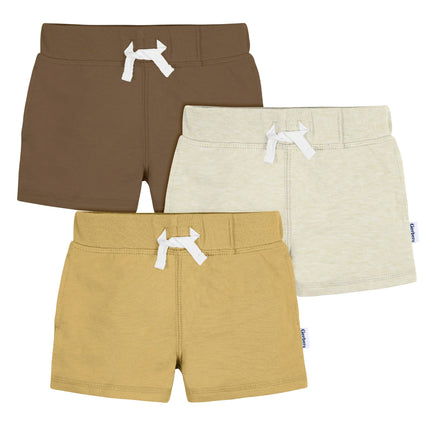 Gerber Baby-Boys Toddler 3-Pack Pull-on Knit Short