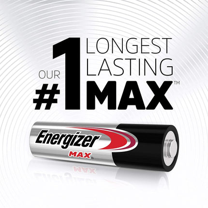 Energizer Max AA Batteries & AAA Batteries Combo Pack, 24 AA and 24 AAA (48 Count)