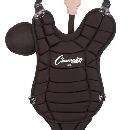 Protector de pecho de béisbol Champion Sports P120LBK modelo juvenil, 13"