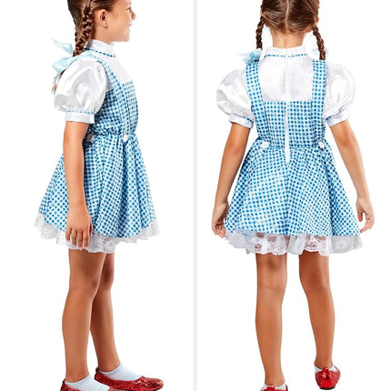 Rubies Official The Wizard of Oz Sequin Dorothy Costume Child Large, Age 8-10 Years Halloween