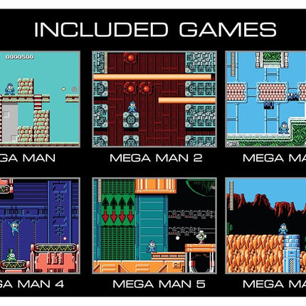 Console de jeu portable My Arcade Mega Man Pocket Player Pro (6 JEUX EN 1)