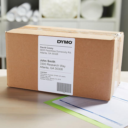 DYMO Authentic LabelWriter Extra Large Shipping Labels | 104 mm x 159 mm | Self Adhesive | Roll of 220 Easy-Peel Labels | for LabelWriter 4XL/5XL Label Makers