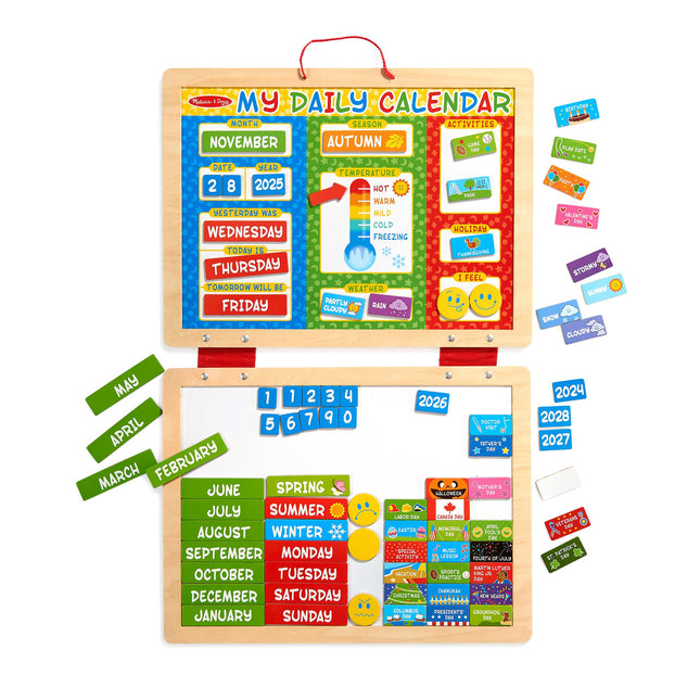 Melissa & Doug My Magnetic Daily Calendar, Seasona