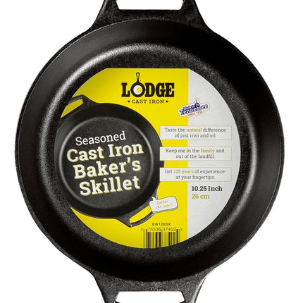 Lodge Cast Iron Baker’s Skillet 10.25 inch