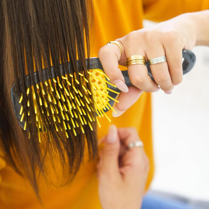 FHI Heat UnBrush Grey Handle, Yellow