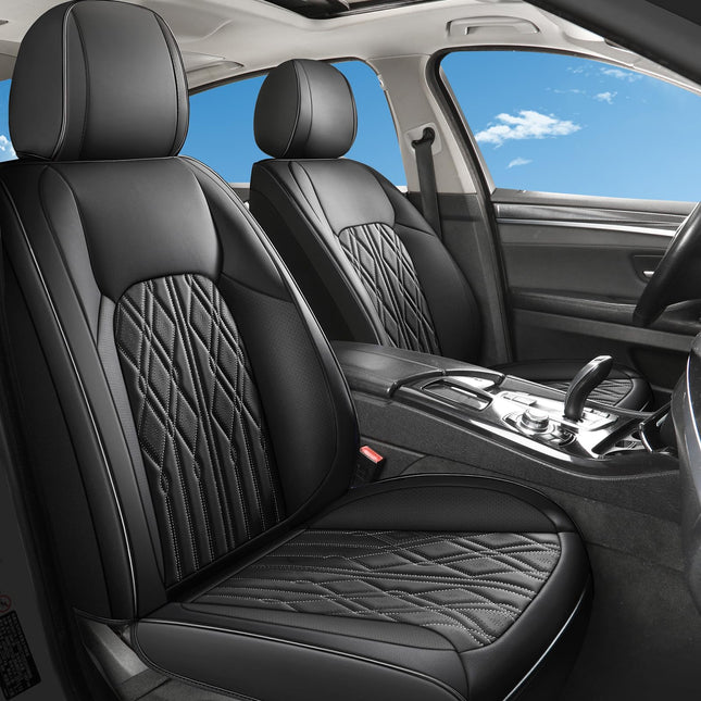Huidasource Car Seat Covers, Leather Auto Seat Cus