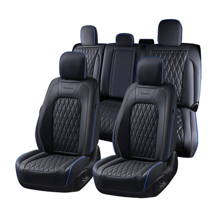 Coverado Leather Ford F150 Seat Covers Full Set, A