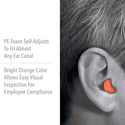 Honeywell Howard Leight HL400LPFREFILL X-Treme Earplug Dispenser Refill, 400 Pairs, Orange
