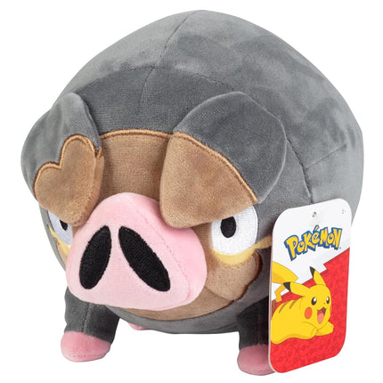 Pokemon 8" Lechonk Plush - Officially Licensed - Scarlet and Violet Figure - Authentic Quality Soft Stuffed Animal Toy - Holiday Christmas Stocking Stuffer Gift for Kids, Boys, Girls - 2+