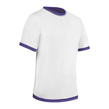 CHAMPRO Unisex-Youth Reversible Tee Shirt Purple, White