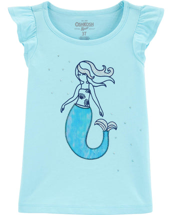 OshKosh B'Gosh Girls' Sequin Tee Shirt, Fairy Tale