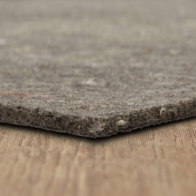 Mohawk Home 4' x 6' Non Slip Grip Rug Pad 3/8" Thick Dual Surface Felt Cushion + Rubber Gripper - Safe for All Floors