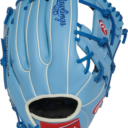 Rawlings | Select Pro Lite Series BO BICHETTE Youth Baseball Glove | 11.5" | Right Hand Throw | Columbia Blue/Royal