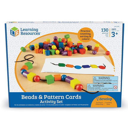 Learning Resources Beads and Pattern Cards Set