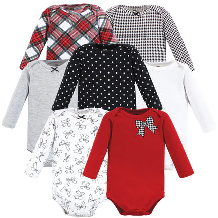 Hudson Baby baby-girls Cotton Long-sleeve Bodysuit