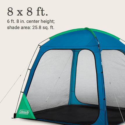 Coleman SKYSHADE SCREENDOME 8X8 MED BLUE C001