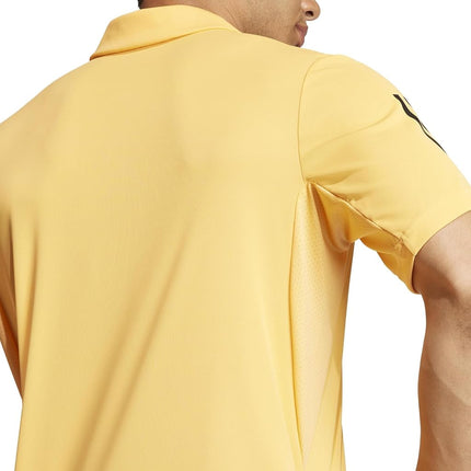adidas Men's Club 3-Stripes Tennis Polo Shirt, Hazy Orange, S