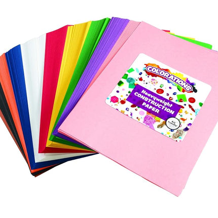 Colorations SMARTSTK Colorations Construction Paper Smart Pack (Pack of 600)