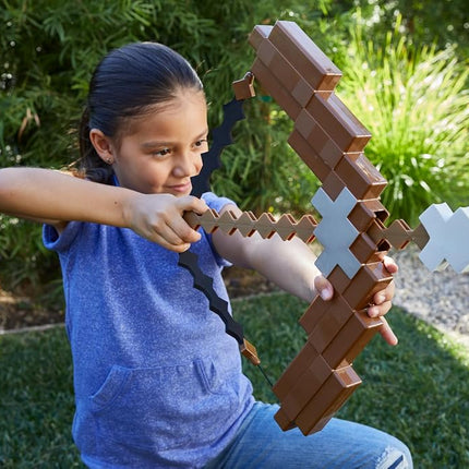 Mattel Minecraft Toys, Ultimate Bow & Arrow Set with Sounds, Kid-Sized Accessory for Pretend Play & Costumes Inspired by The Video Game