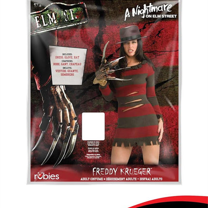 'Miss Krueger' Secret Wishes Costume for Adults - Nightmare on Elm St - Extra Small