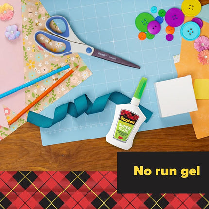Scotch 0.5g Single Use Super Glue No - Run Gel (Pack of 4)