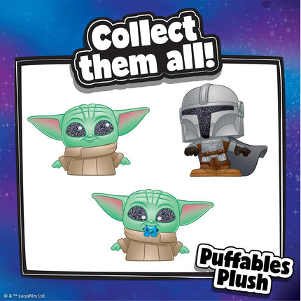 Star Wars™ Doorables Puffables Plush – Star Wars: The Mandalorian™, 10-inch Squishy Plush Featuring Glitter Eyes, Styles May Vary, Kids Toys for Ages 3 Up, Gifts and Presents