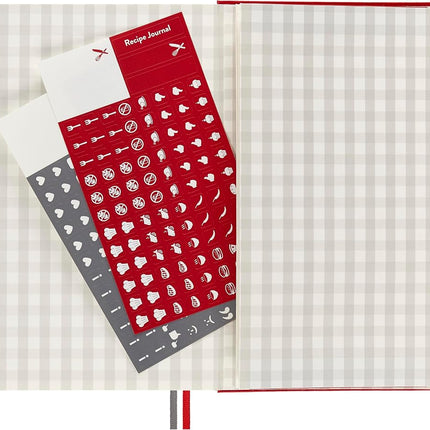 Moleskine - Recipe Journal, Theme Notebook - Hardcover Notebook to Collect and Organise Your Recipes - Large Size 13 x 21 cm - 400 Pages