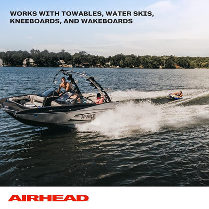 Airhead Tow Demon Harness with Steel Cable for 1 Rider Towable Tubes, Water Skis, Wakeboards and Kneeboards, Multiple