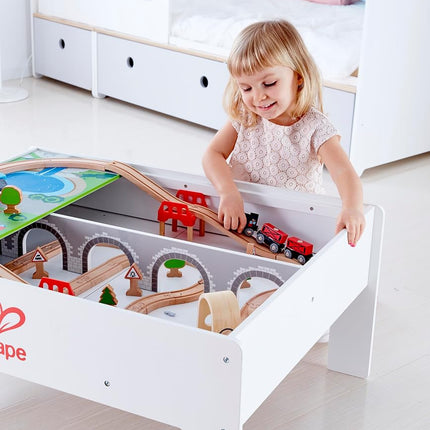 Hape Steam-Era Freight Train - Wooden Railway Set Accessories