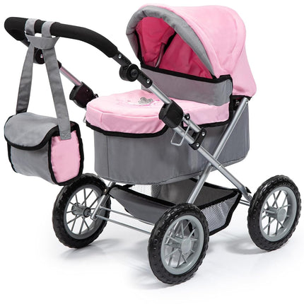 Bayer Trendy Baby Dolls Pram, Foldable Pushchair, 