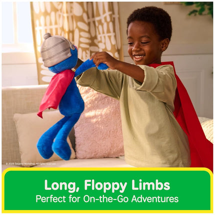 GUND Sesame Street Super Grover Toothpick 15-Inch Plush Toy, Ages 1+